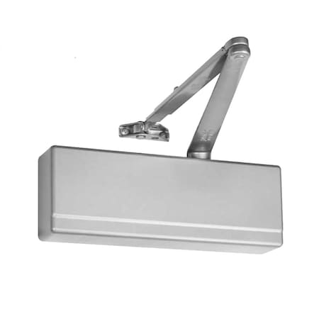 Sargent Surface Door Closer, Standard Parallel Arm, Thru Bolts, Sprayed Aluminum Enamel 281-P9 TB EN